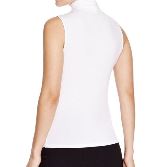 THEORY Wendel Sleeveless Turtleneck Top - White - NWT - XS - Picture 5 of 6